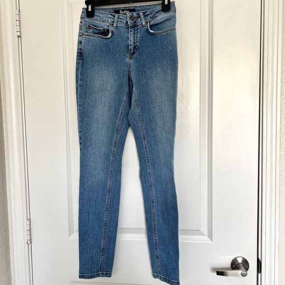 Boden Denim - Boden The Soho Skinny Distressed Midrise Jeans Size 6 UK 2 US Regular Med Wash